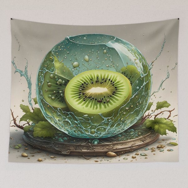 Item preview, Abstract fruits: kiwi designed and sold by Talpha.
