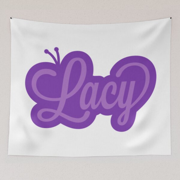 Item preview, Lacy Name Purple Butterfly designed and sold by radiantdark.