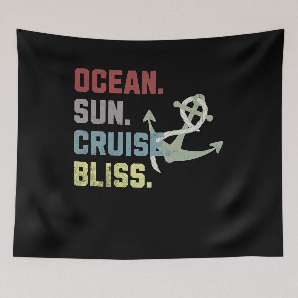 Item preview, Ocean Sun Cruise Bliss for Cruise lovers in Retro Style designed and sold by All Year Round.