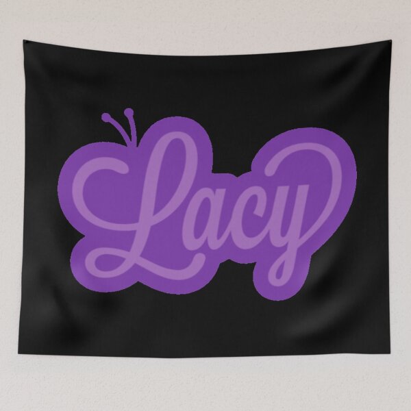 Item preview, Lacy Name Purple Butterfly designed and sold by radiantdark.