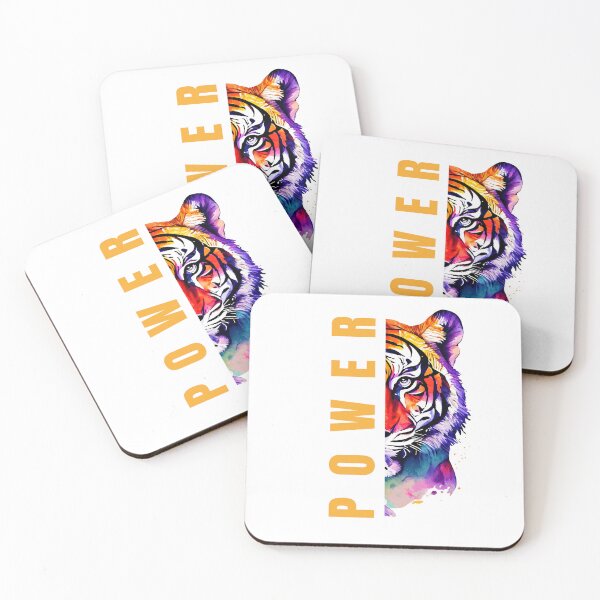 Item preview, Tiger Image with "Power" designed and sold by MusesWhispers.