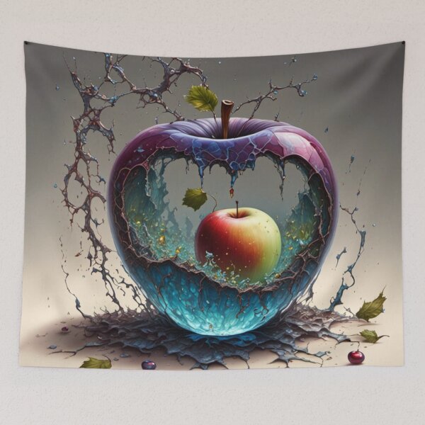 Item preview, Abstract fruits: apple designed and sold by Talpha.