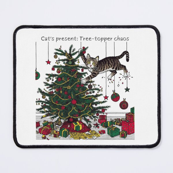 Item preview, Cat Christmas Tree Cat Cult Cat Lover Gift designed and sold by sharon1210.