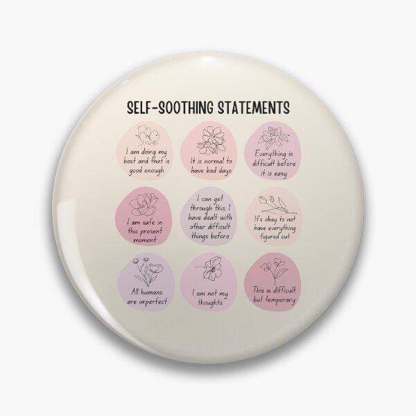 Item preview, Self-soothing statements designed and sold by ThoughtJumble.
