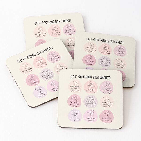 Item preview, Self-soothing statements designed and sold by ThoughtJumble.