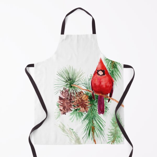 Item preview, Red Cardinal Bird and Pine Tree designed and sold by surenart.
