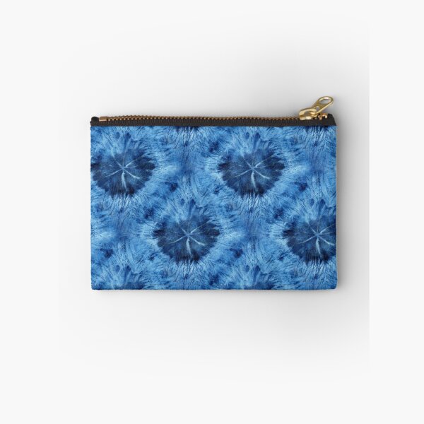 Item preview,  Seamless tie-dye pattern of indigo color on white silk.  Shibori dyeing. designed and sold by lamarmarina.