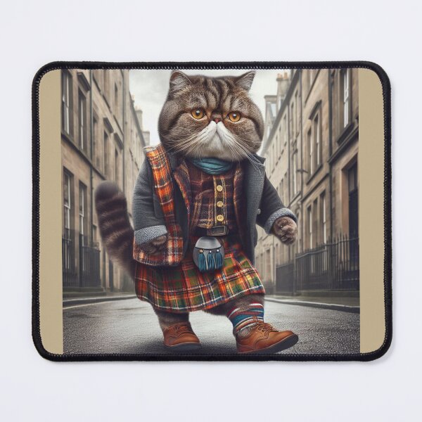Item preview, A Feline Fashion Tale in the Heart of Scotland designed and sold by CanArtVision.