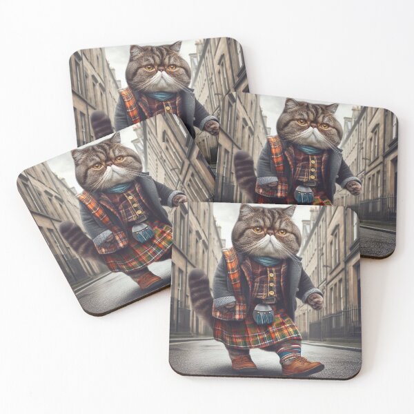 Item preview,  A Feline Fashion Tale in the Heart of Scotland designed and sold by CanArtVision.