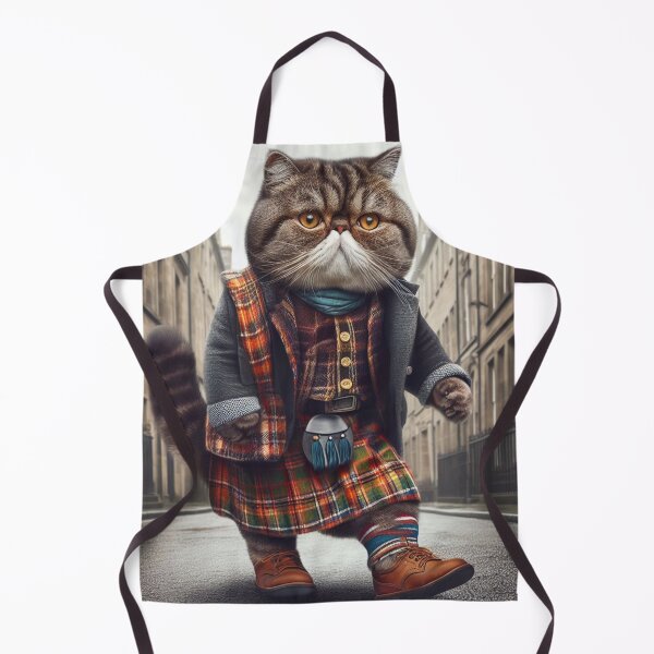 Item preview, A Feline Fashion Tale in the Heart of Scotland designed and sold by CanArtVision.