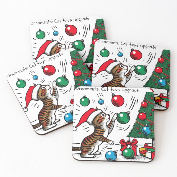 Item preview, Cat Christmas Tree Cat Cult Cat Lover Gift designed and sold by sharon1210.