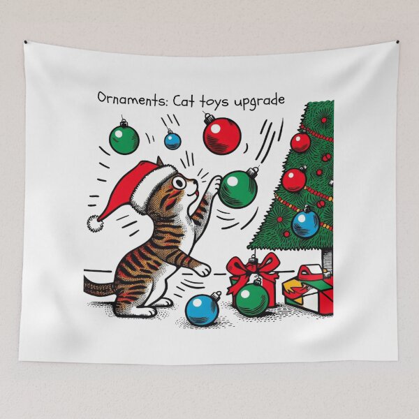 Item preview, Cat Christmas Tree Cat Cult Cat Lover Gift designed and sold by sharon1210.
