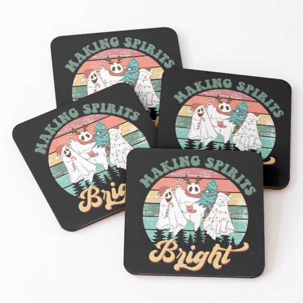 Item preview, Retro Christmas - Making Spirits Bright designed and sold by YuliaStore.