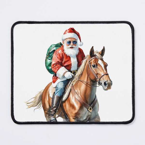 Item preview, Santa On Horse with Gifts for Christmas  designed and sold by Muditha88.