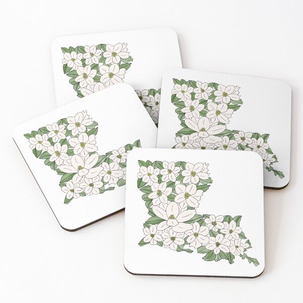 Item preview, Louisiana state magnolias designed and sold by Durhamdoodles.