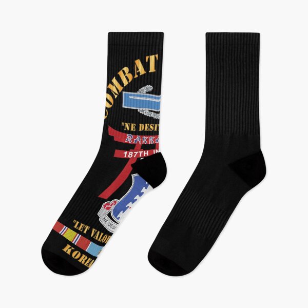 Item preview, Army - Combat Veteran - 187th Infantry Regiment - Torii, Rakkasans, Let Valor Not Fail, English, Latin w CIB w KOREA SVC X 300 designed and sold by Military Insignia Products.
