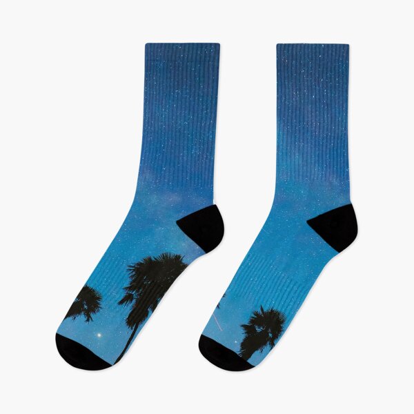 Item preview, Blue Star Galaxy Palm Trees designed and sold by newburyboutique.