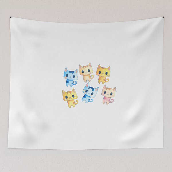 Item preview, Cute watercolor cats designed and sold by Hexan.