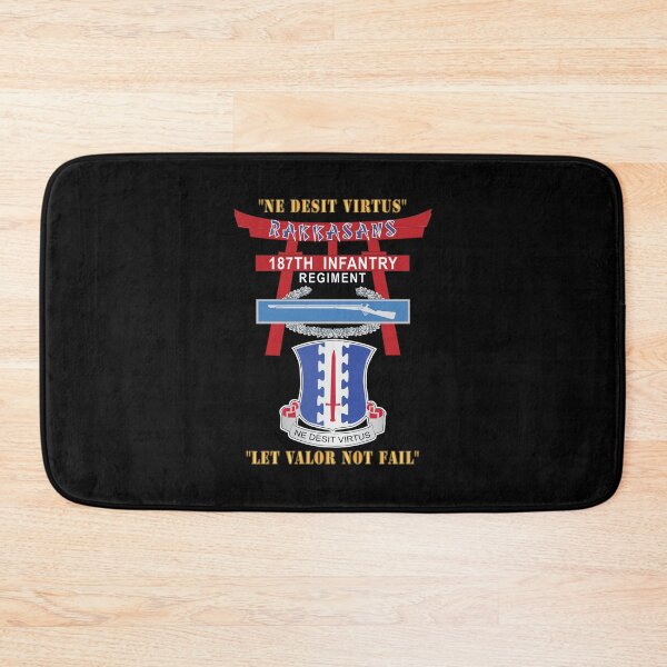 Item preview, Army - 187th Infantry Regiment - Torii, Rakkasans, Let Valor Not Fail, English, Latin w CIB X 300 designed and sold by Military Insignia Products.