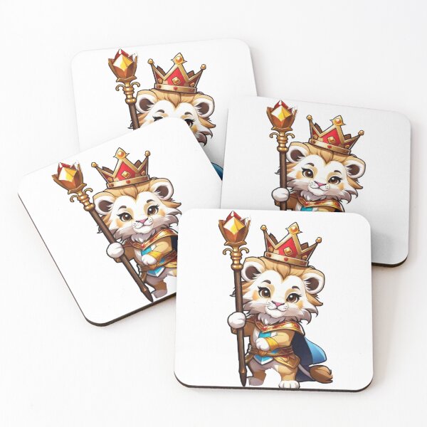 Item preview,  sweet lion in a crown with a scepter designed and sold by Karaz's Animal Kingdom.