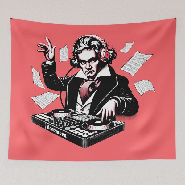 Item preview, Beethoven DJ Classical Fusion designed and sold by 1BPDesigns.