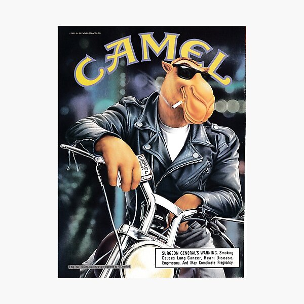 Artikel-Vorschau von Joe Camel Motorrad, designt und verkauft von kadiwevca.