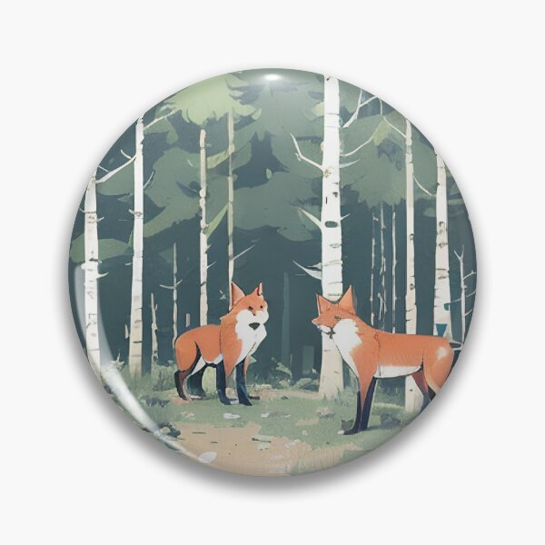 Artikelvorschau, Füchse und Wald - Geschenk entworfen und verkauft von HideTheInsanity.