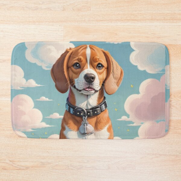 Item preview, Beagle dog artwork in summer enviroment designed and sold by Tio-Tecun.