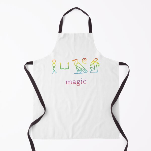 Item preview, Magic in Egyptian hieroglyphs according to E.A. Wallis Budge, rainbow gradient designed and sold by mariahmcmo.