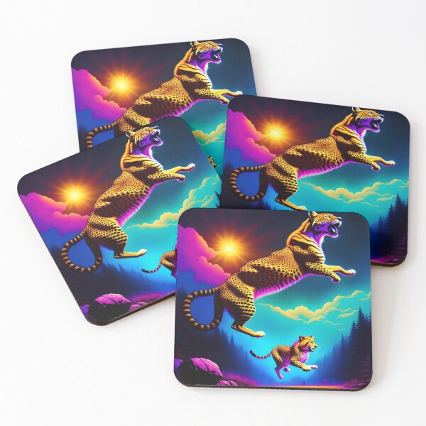 Item preview, LEAPING TIGERS designed and sold by PIGCASSOSAIART.