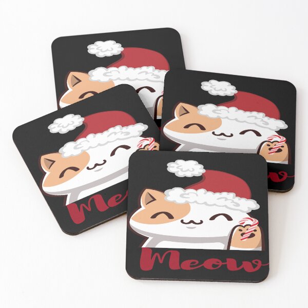 Item preview, A Christmas cat that says meow designed and sold by The-Blue-Feline.