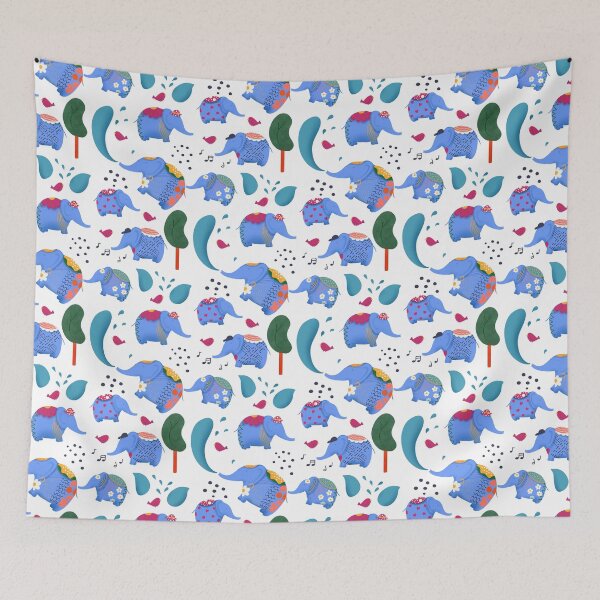 Item preview, Cute Elephants designed and sold by LenkaDesign.