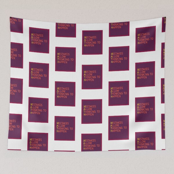 Item preview, Mistakes allow thinking to happen - Math Teacher Quotes Funny maths  designed and sold by Preety Padhiyar.