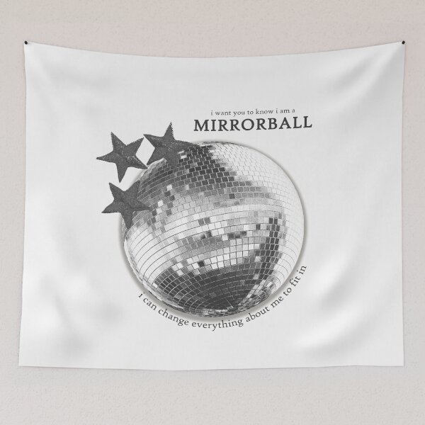 Item preview, mirrorball  designed and sold by Saturnmerchshop.