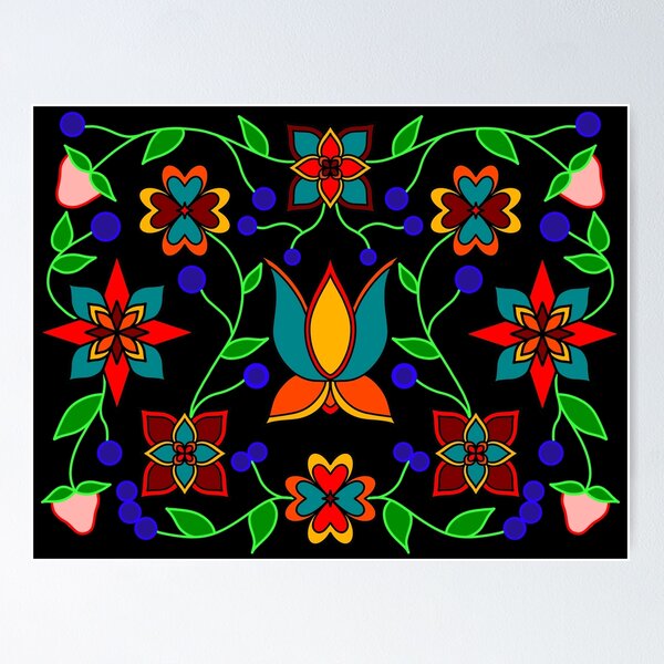 Ojibwe on sale floral pattern