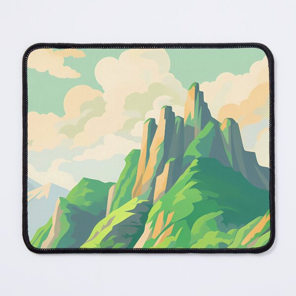 Item preview, Mounts and Clouds in Groovy Style designed and sold by NosandEdgy.