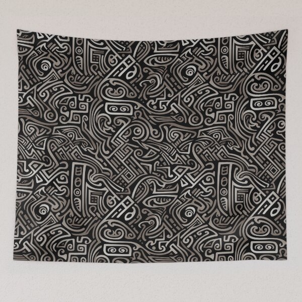 Item preview, Ethnic Abstract Retro Pattern designed and sold by rob art | illustration.