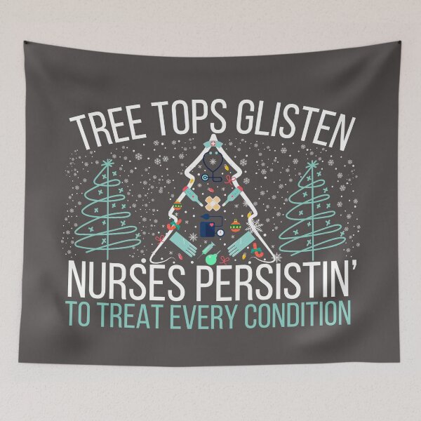 Item preview, Nurses Christmas Funny Xmas Tree designed and sold by SunfullyYours.