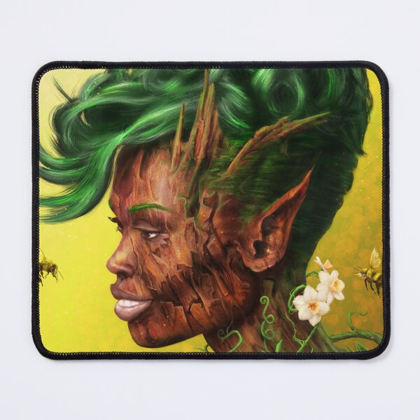 Item preview, Dryad of Summer Portrait designed and sold by Rene Trujillo Illustrations.