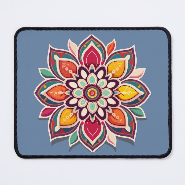 Item preview, Indian Rangoli Flower Art designed and sold by Jollys-ArtShop.