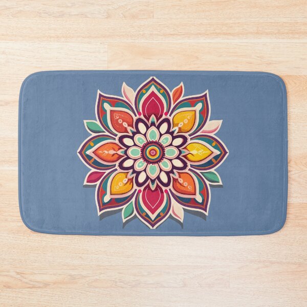 Item preview, Indian Rangoli Flower Art designed and sold by Jollys-ArtShop.