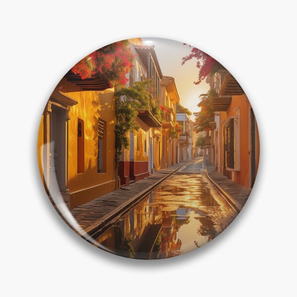 Item preview, Colorful streets cartagena de indias designed and sold by ElColombianito.