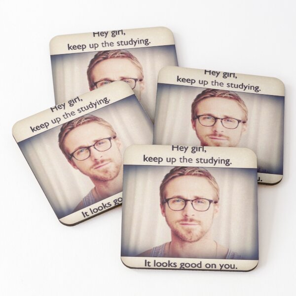 Item preview, ryan gosling keep up the studying designed and sold by ladybirddesigns.
