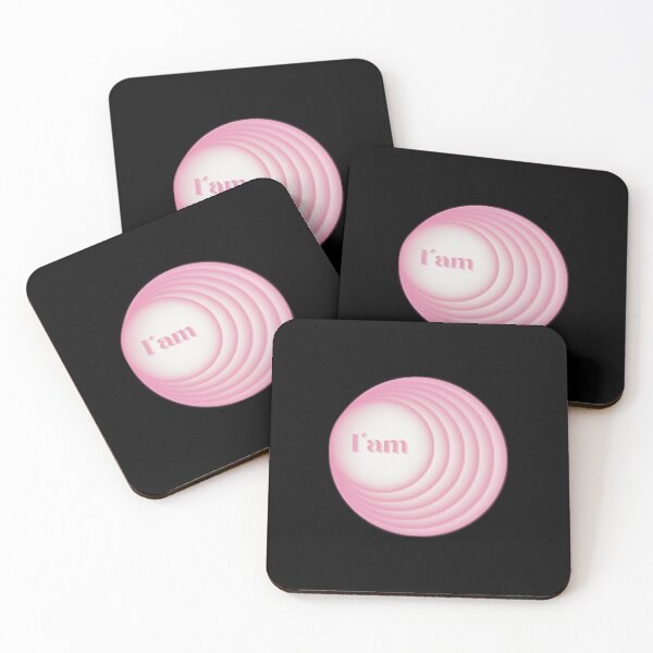 Item preview, I'am infinity circle pink in black designed and sold by designmari.