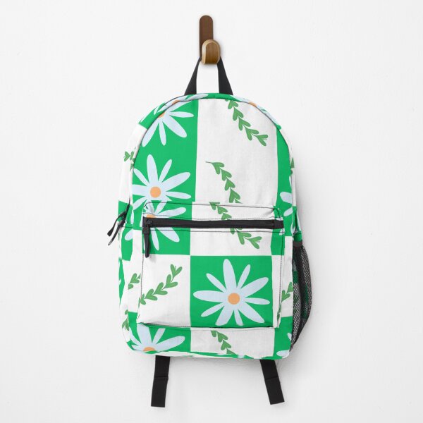 Item preview, Green and white flowers and leaves designed and sold by Swingfroglet.