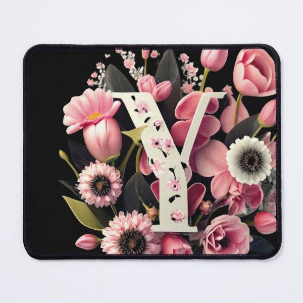 Item preview, Floral monogram letter Y in colorful flowers. designed and sold by LuckyFamily.