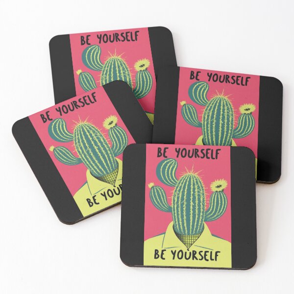 Item preview,  unique cactus in a yellow sweater designed and sold by LuckyFamily.
