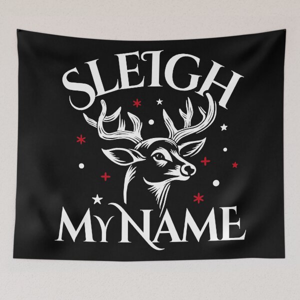 Item preview, Sleigh My Name, Christmas Reindeer designed and sold by 1BPDesigns.