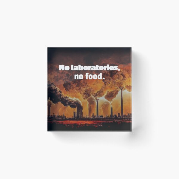 Item preview, No Laboratories, No Food designed and sold by Surreallytee.
