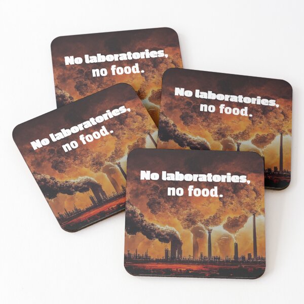 Item preview, No Laboratories, No Food designed and sold by Surreallytee.